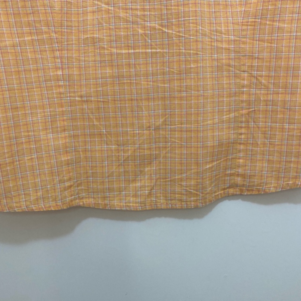 Orange with pink and aqua Wrangler Blues, Cotton, snaps, shirt Women’s XXL - Picture 5 of 7